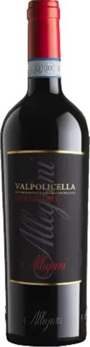 Bottle of Allegrini Valpolicellawith label visible