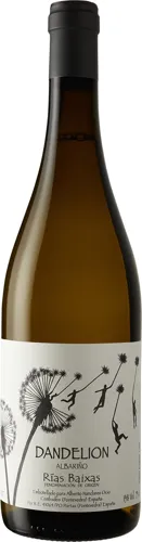 Bottle of Nanclares y Prieto Dandelion Albariñowith label visible