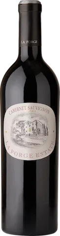 Bottle of La Forge Estate Cabernet Sauvignonwith label visible