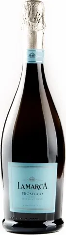 Bottle of La Marca Prosecco Treviso Extra Drywith label visible