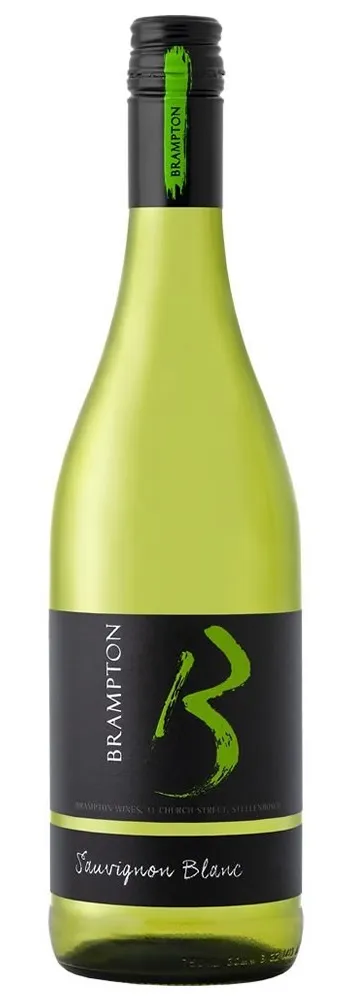 Bottle of Brampton Sauvignon Blancwith label visible