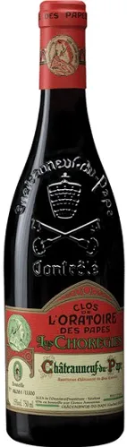 Bottle of Ogier Clos de l'Oratoire des Papes Les Chorégies Châteauneuf-du-Papewith label visible