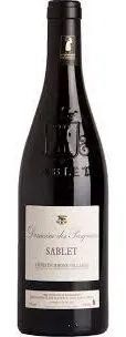 Bottle of Domaine des Pasquiers Côtes du Rhône Villages Sablet from search results