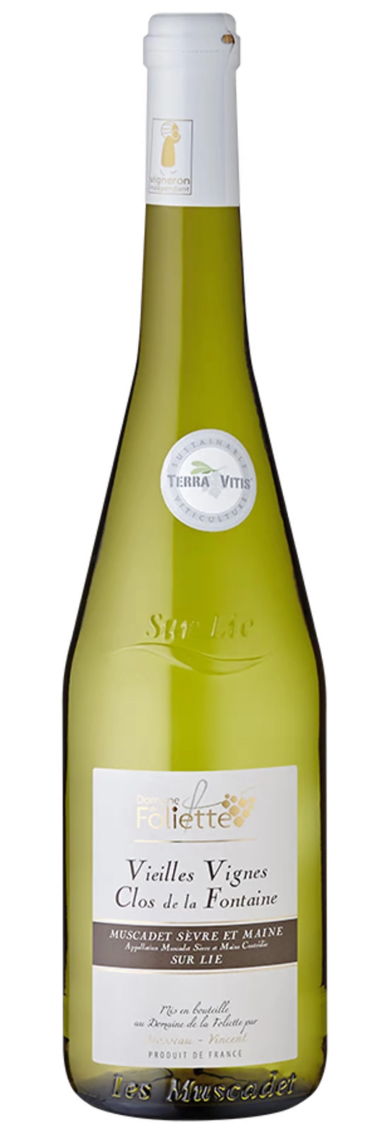 Domaine de la Foliette Vieilles Vignes Clos de la Fontaine Muscadet-Sèvre et Maine Sur lie