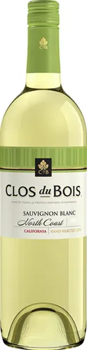 Bottle of Clos du Bois Sauvignon Blancwith label visible