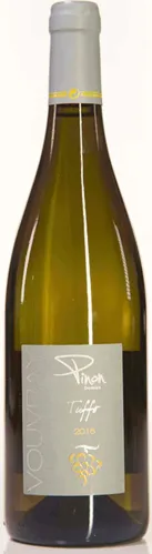 Bottle of Pinon Damien - Domaine de La Poultière Tuffo Vouvraywith label visible