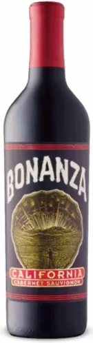 Bottle of Bonanza Cabernet Sauvignon Lotwith label visible