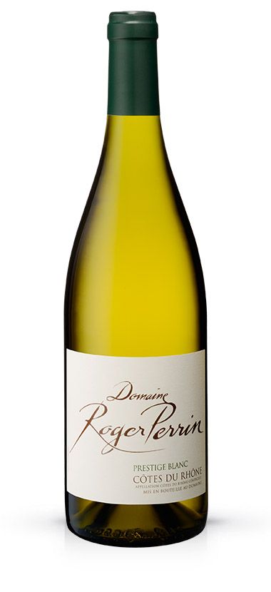 Bottle of Domaine Roger Perrin Côtes du Rhône Prestige Blanc from search results