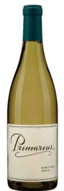 Bottle of Primarius Pinot Griswith label visible