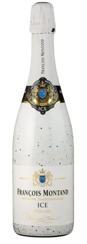 Bottle of Francois Montand Ice Edition Demi-Secwith label visible