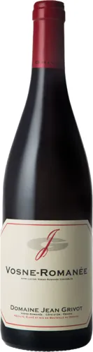 Bottle of Domaine Jean Grivot Vosne-Romanéewith label visible