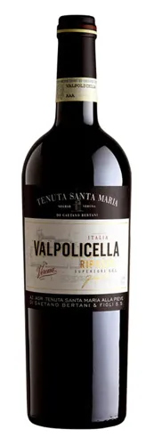 Bottle of Tenuta Santa Maria di Gaetano Bertani Valpolicella Ripasso Superiore Classicowith label visible