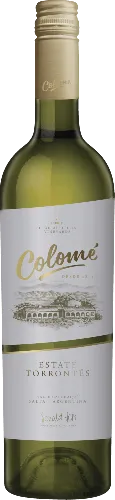 Bottle of Colomé Estate Torronteswith label visible