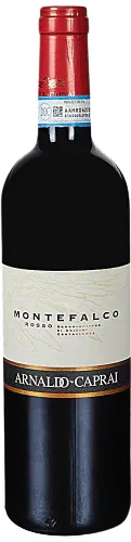 Bottle of Arnaldo-Caprai Montefalco Rossowith label visible