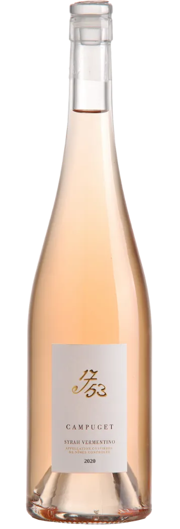 Bottle of Château de Campuget 1753 Syrah - Vermentino Rosé from search results