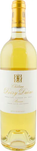 Bottle of Château Doisy-Daëne Barsac (Grand Cru Classé)with label visible