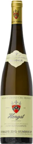 Bottle of Domaine Zind Humbrecht Gewürztraminer Alsace Grand Cru Hengst from search results