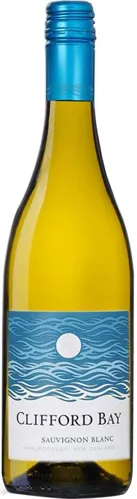 Bottle of Clifford Bay Sauvignon Blancwith label visible