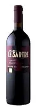 Bottle of Château Le Sartre Pessac-Léognanwith label visible