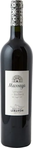 Bottle of Massaya Terrasses de Baalbeckwith label visible