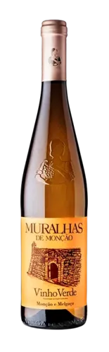 Bottle of Adega de Monção Muralhas de Monção Vinho Verde Brancowith label visible