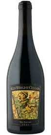 Bottle of Ken Wright Cellars Tanager Vineyard Pinot Noirwith label visible