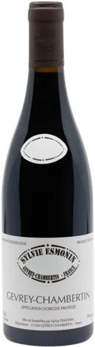 Bottle of Domaine Michel & Sylvie Esmonin Gevrey-Chambertinwith label visible