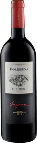 Bottle of Il Borro Sangiovese Toscana Polissenawith label visible