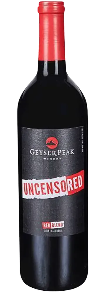 Bottle of Geyser Peak Uncensored Red Blend from search results