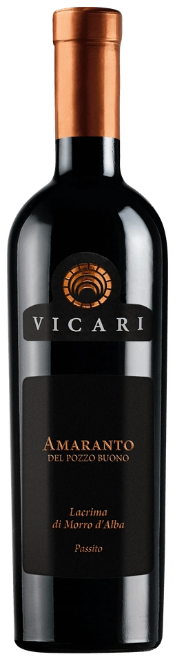 Vicari Amaranto del Pozzo Buono Lacrima di Morro d'Alba Passito