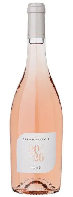 Bottle of Elena Walch Rosé '20/26'with label visible