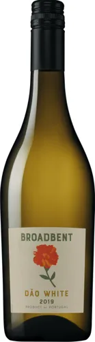 Bottle of Broadbent Whitewith label visible