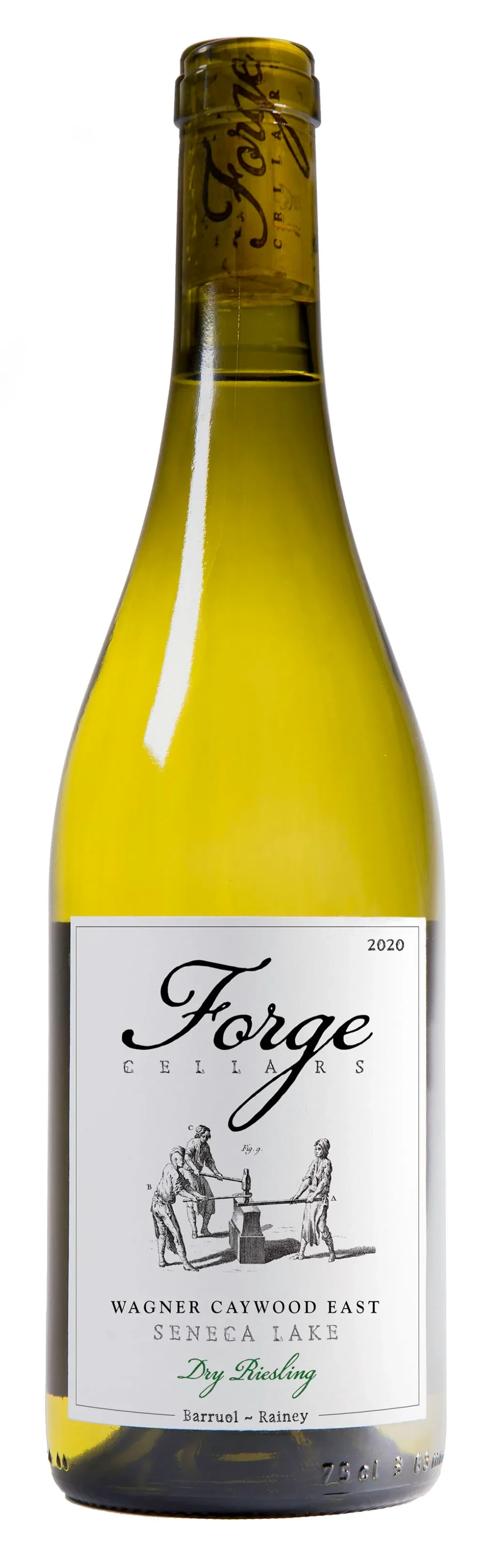 Bottle of Forge Cellars Wagner Caywood East Dry Riesling from search results
