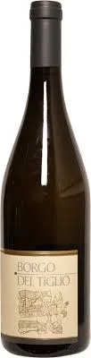 Bottle of Borgo del Tiglio Collio Sauvignonwith label visible