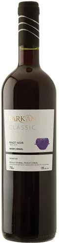 Bottle of Barkan Classic Pinot Noirwith label visible