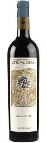 Bottle of Chêne Bleu Abelardwith label visible