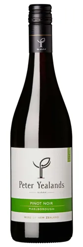 Bottle of Peter Yealands Pinot Noir from search results