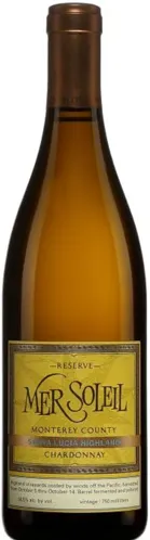 Bottle of Mer Soleil Barrel Fermented Chardonnay from search results