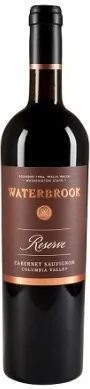 Bottle of Waterbrook Reserve Cabernet Sauvignonwith label visible