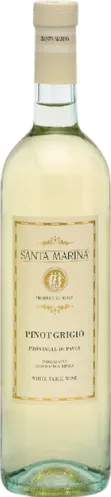 Bottle of Santa Marina Pinot Grigiowith label visible