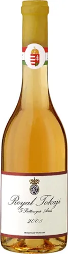 Bottle of Royal Tokaji 5 Puttonyos Aszú (Red Label)with label visible