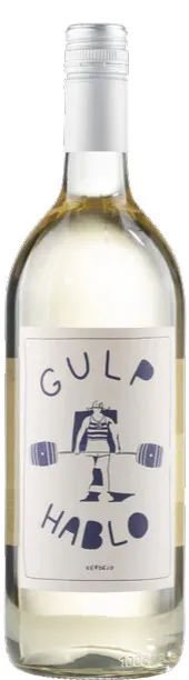 Bottle of Bodegas Ponce Gulp Hablo Verdejowith label visible