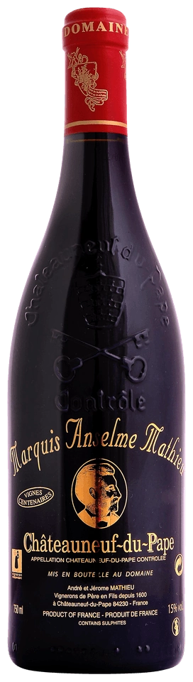 Domaine André Mathieu Marquis Anselme Mathieu Châteauneuf-du-Pape