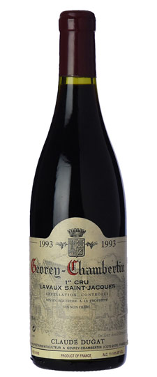 Bottle of Claude Dugat Gevrey-Chambertin 1er Cru 'Lavaux St Jacques' from search results