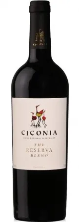 Bottle of Ciconia Reserva Tinto Blendwith label visible