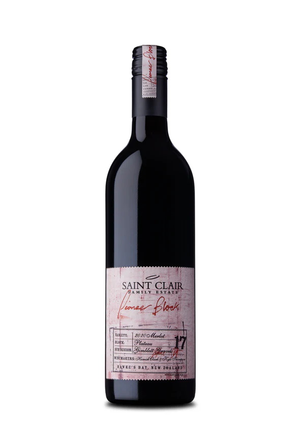 Bottle of Saint Clair Pioneer Block 17 Plateau Merlot from search results