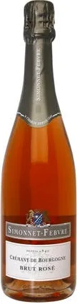 Bottle of Simonnet-Febvre Crémant de Bourgogne Brut Rosé from search results