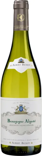 Bottle of Albert Bichot Bourgogne Aligotéwith label visible