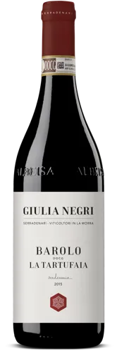 Bottle of Giulia Negri La Tartufaia Barolowith label visible