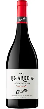 Bottle of Chivite Finca Le Gardeta Single Vineyard Garnachawith label visible